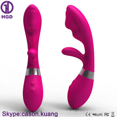 Rechargeable silicone g-spot massager vibrator urethra sex toy vibration for woman